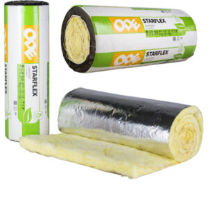 Vata minerala de sticla ODE STARFLEX Aluminiu 10cm 9,6mp/rola